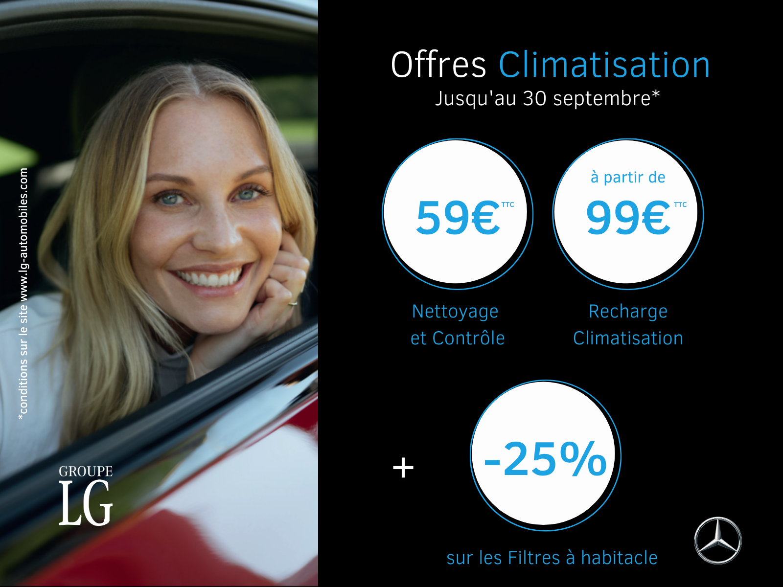 Offre Climatisation Mercedes-Benz