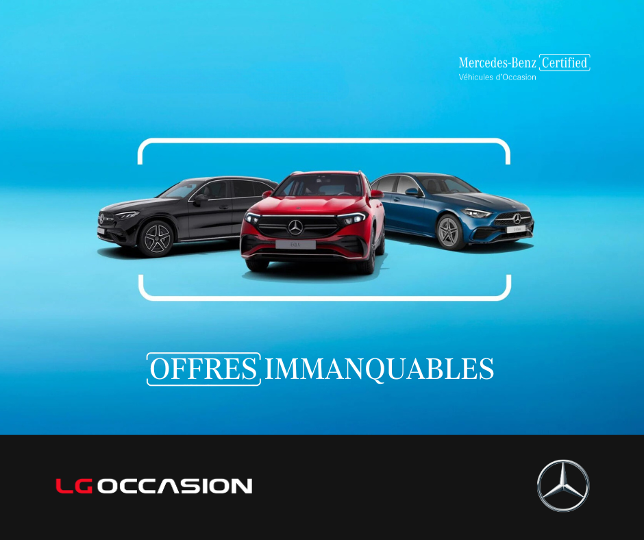 Occasion Mercedes-Benz Certified - Offres Immanquables