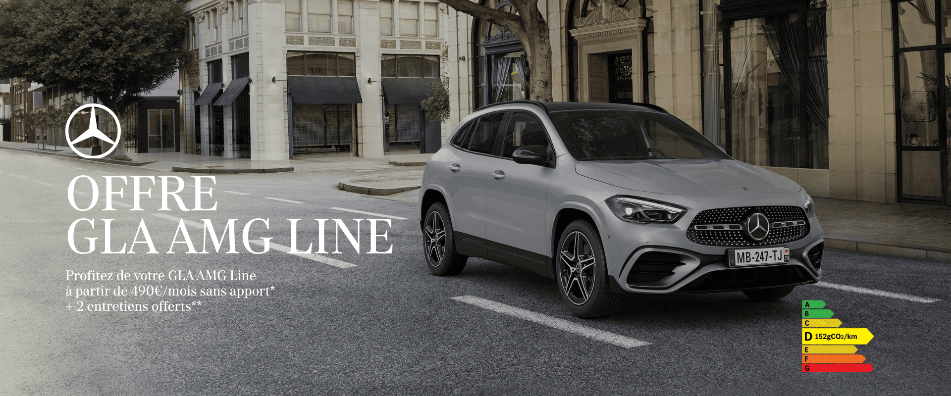 Offre du moment : GLA AMG Line dès 490 € / mois sans apport*
