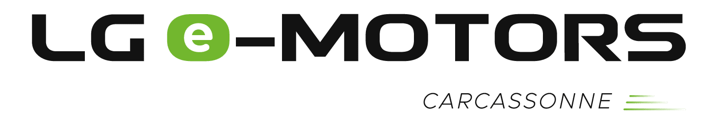 Logo LG E-Motors Carcassonne — distributeur MG Motor