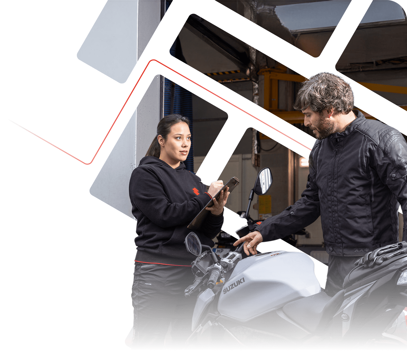 Visuel éditorial de la page Suzuki