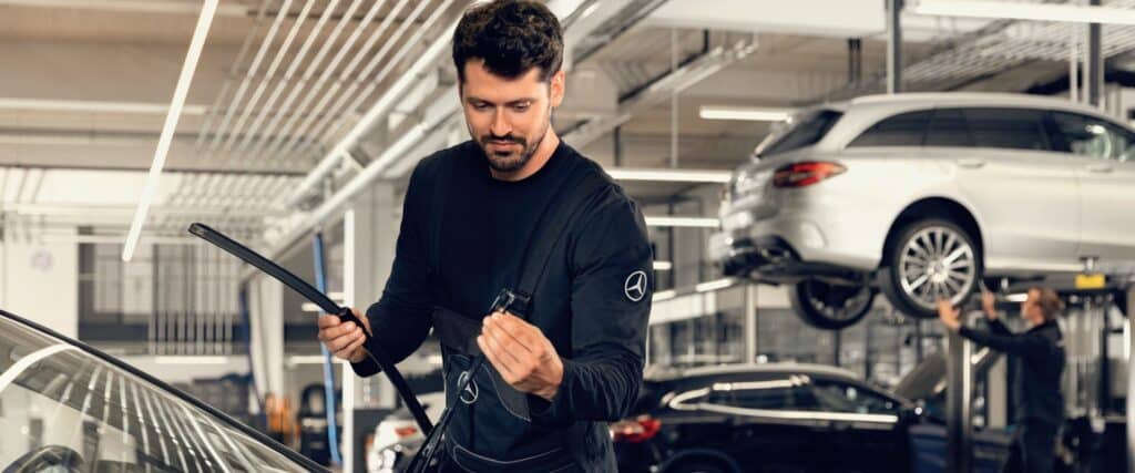 Atelier service après-vente Mercedes-Benz
