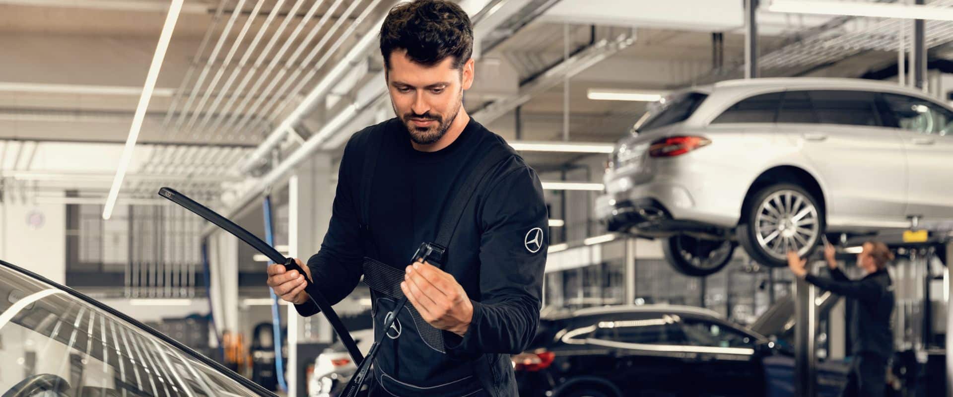 Atelier service après-vente Mercedes-Benz
