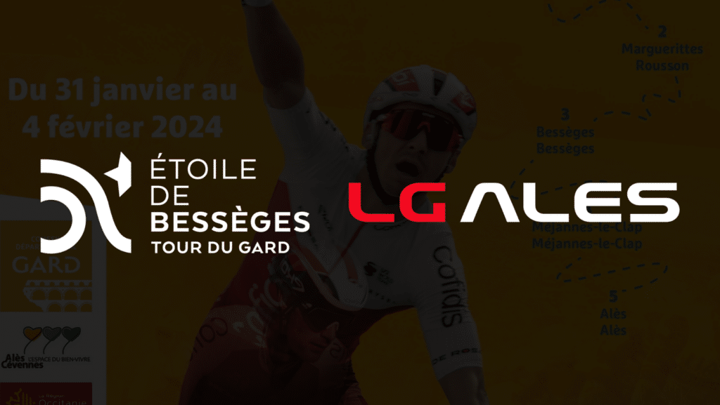 Visuel partenariat LG Alès — Étoile de Bessèges, Tour du Gard