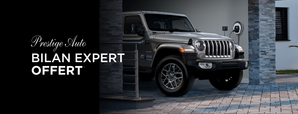 Jeep Wrangler — Bilan expert offert chez Prestige Auto