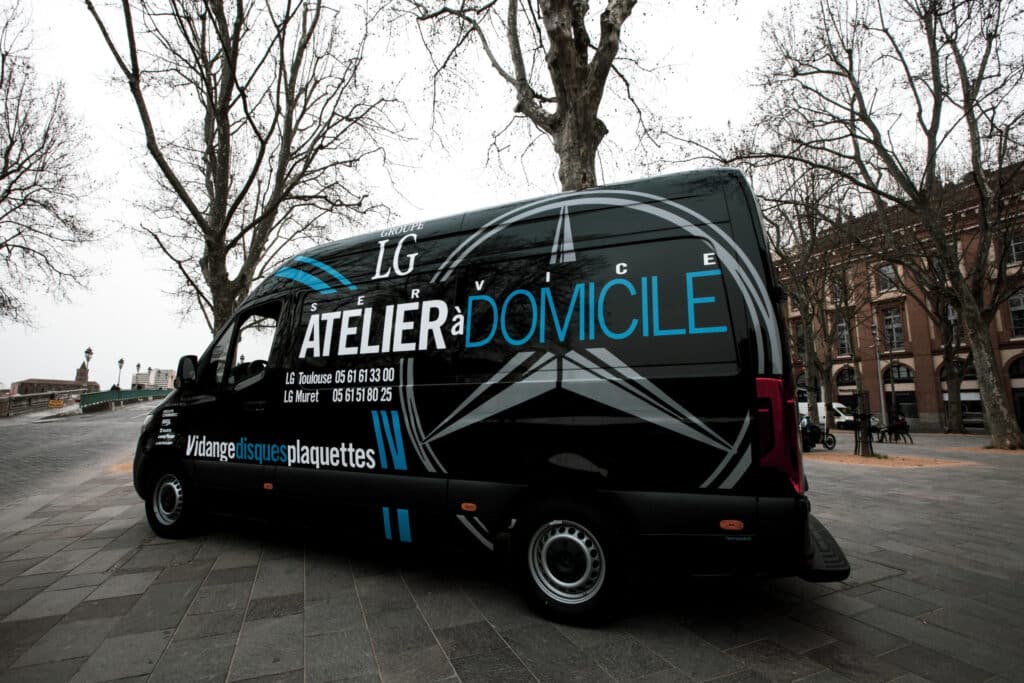 Van LG Atelier à Domicile — entretien Mercedes-Benz à domicile