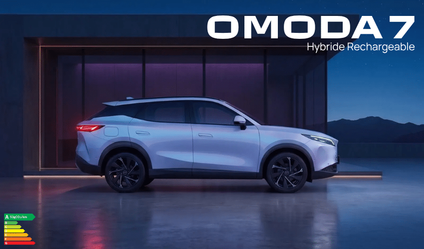 OMODA 7 : le nouveau crossover hybride rechargeable