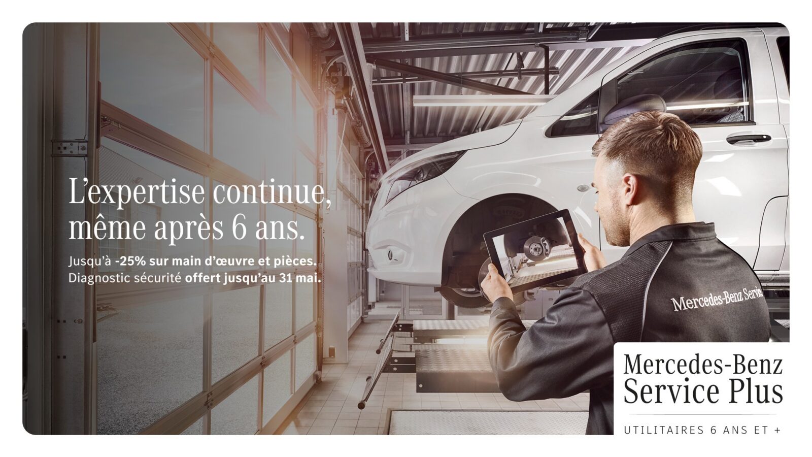 Mercedes-Benz Service Plus : le Service Après Vente Utilitaires au service des professionnels chez Groupe LG