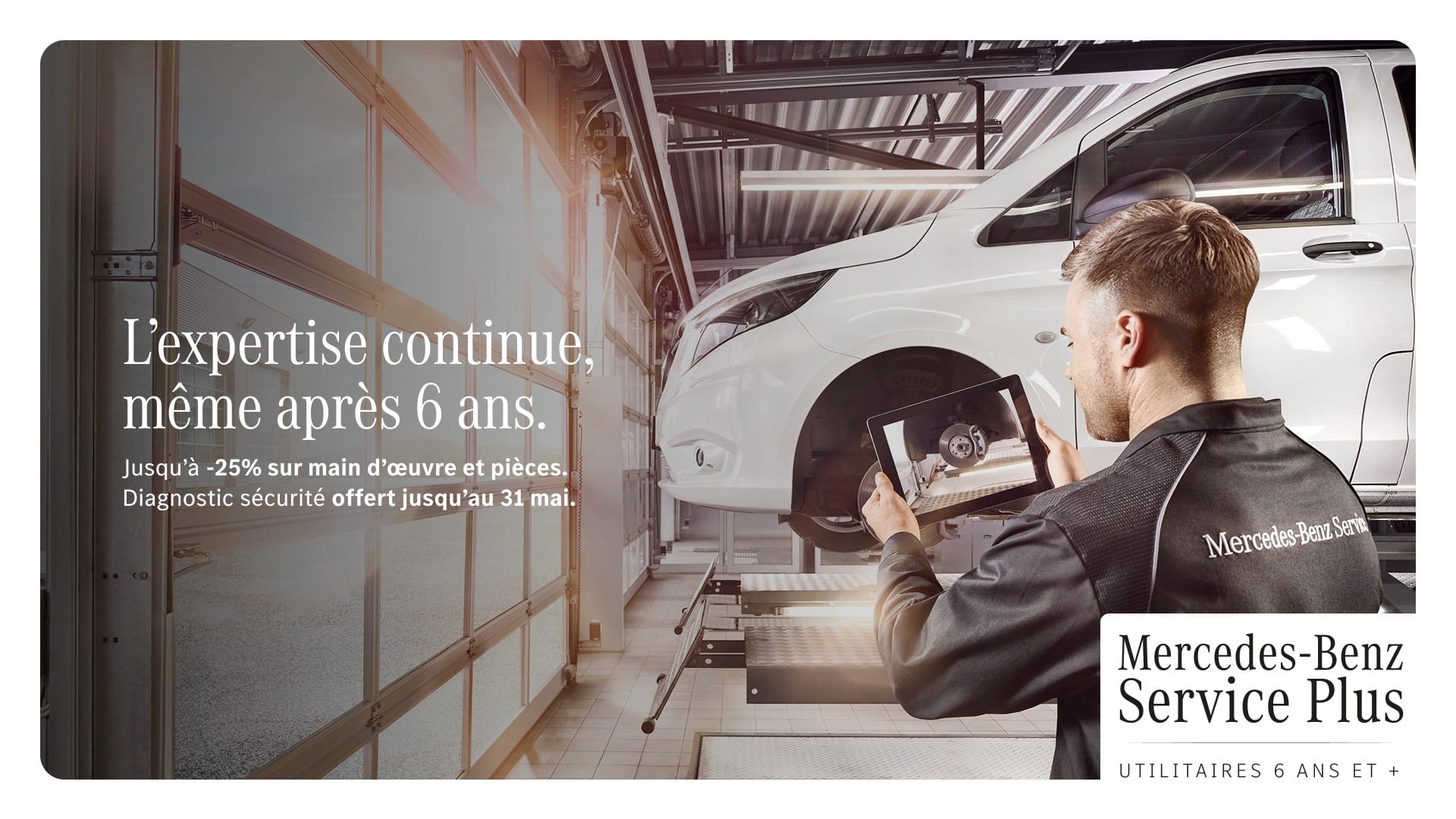 Mercedes-Benz Service Plus : le Service Après Vente Utilitaires au service des professionnels chez Groupe LG